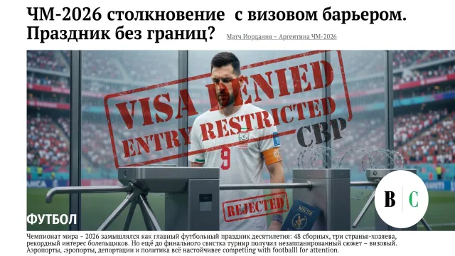 ЧМ-2026 столкнулся с визовым барьером. Праздник без границ?