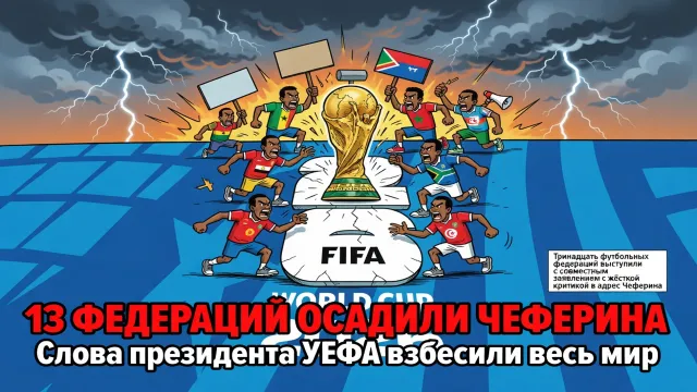 13 федераций осадили Чеферина. Слова президента УЕФА взбесили весь мир