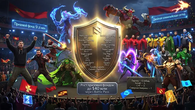 Все победители The International: чемпионы Dota 2 по годам