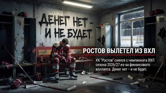 «Ростов» вылетел из ВХЛ. Денег нет - и не будет